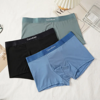 CainmKiein Men’s Breathable Boxer Briefs Underwear – 3 PCS Set এর ছবি
