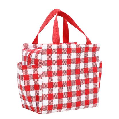 Oxford Check Insulated Lunch Bag এর ছবি