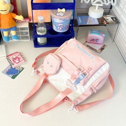 Korean Style Star Charm Shoulder Tote Bag এর ছবি