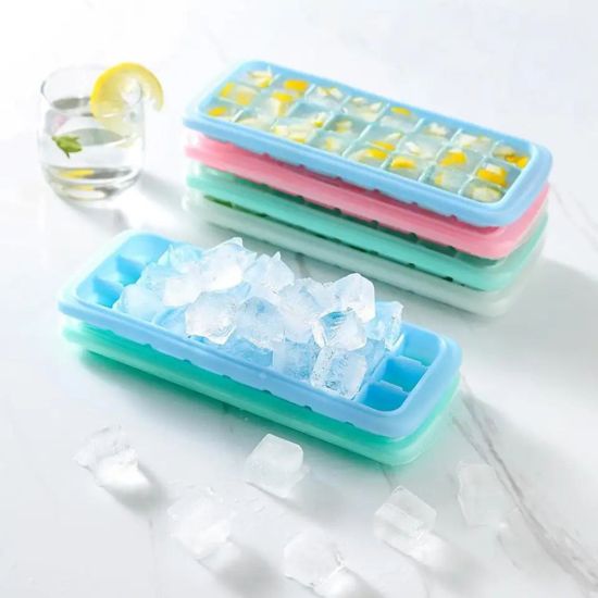 24 Grids Ice Cube Tray With Lid এর ছবি