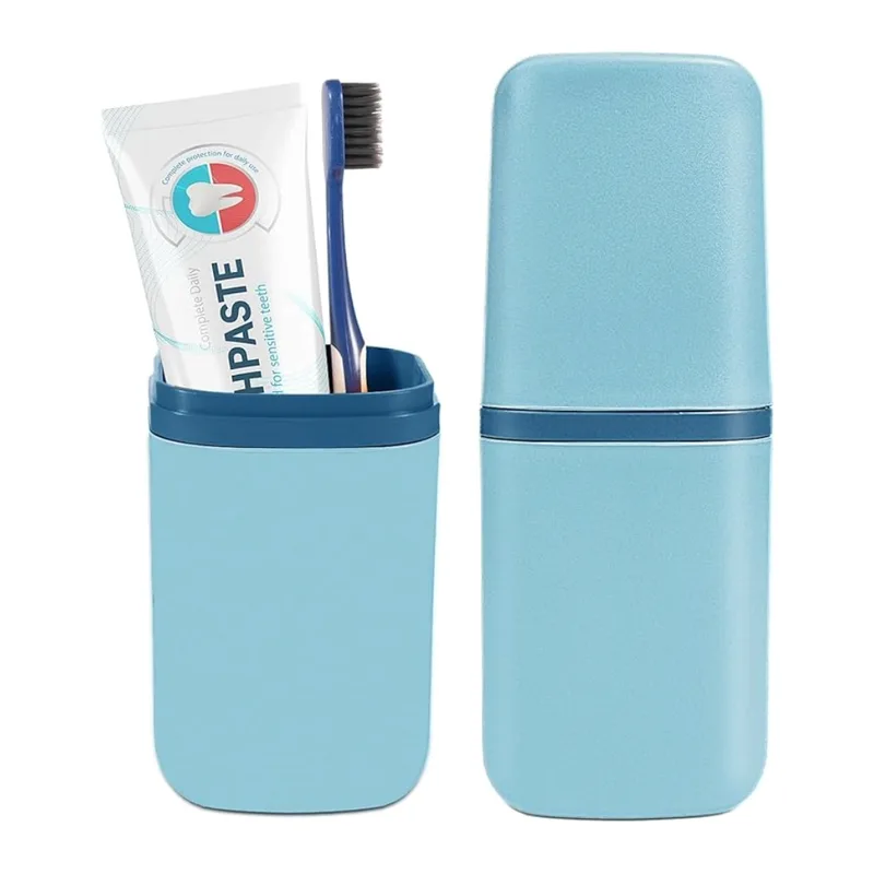 Solid Color Travel Toothbrush Holder