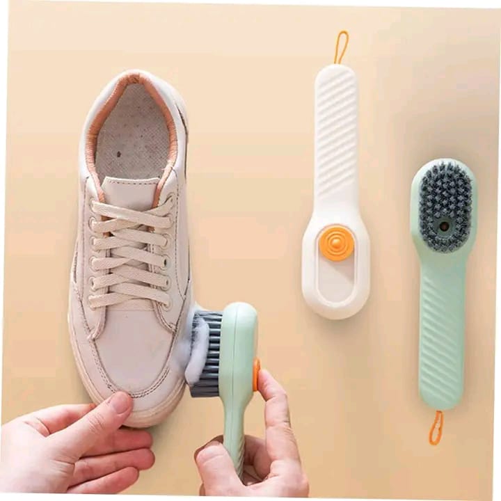 Automatic Liquid Discharge Shoe Cleaner Brush
