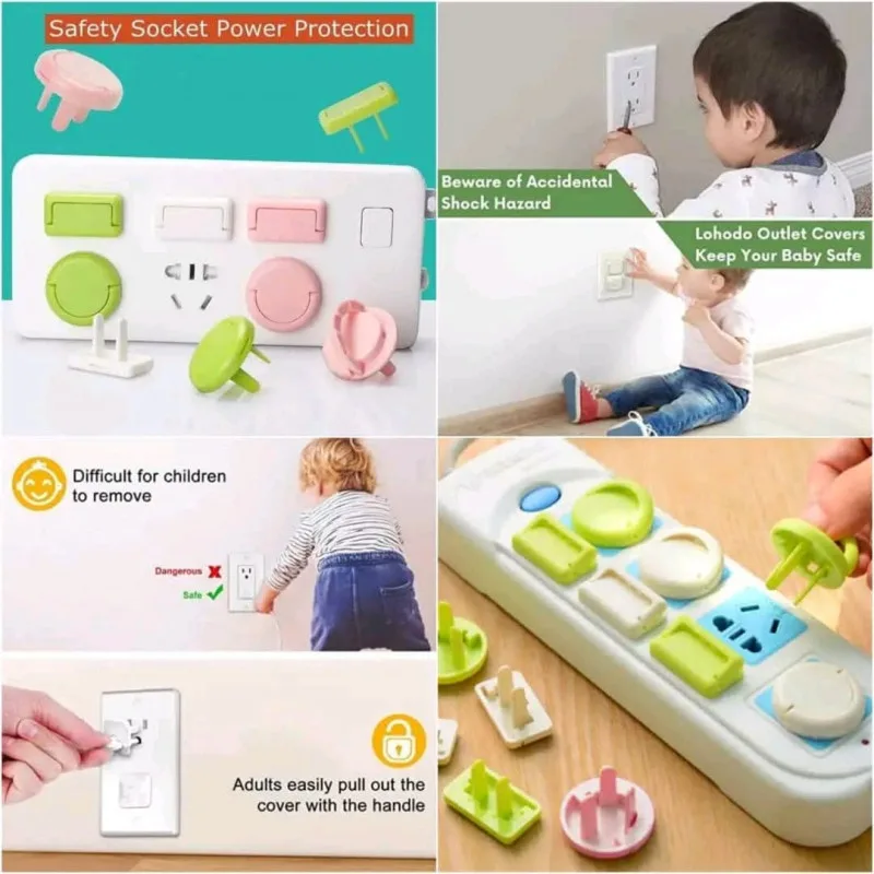 10 Pcs Baby Safety Socket Cover