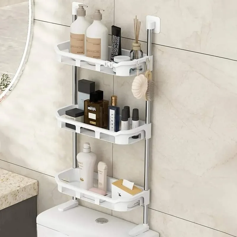 3 Layer Multi-functional Storage Rack Bathroom Shelf