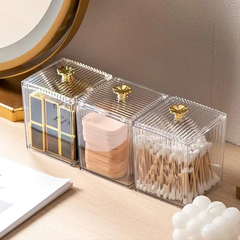 Transparent Storage Box with Lid