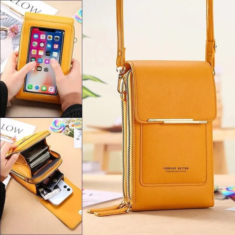 PU Leather Phone Wallet Bag