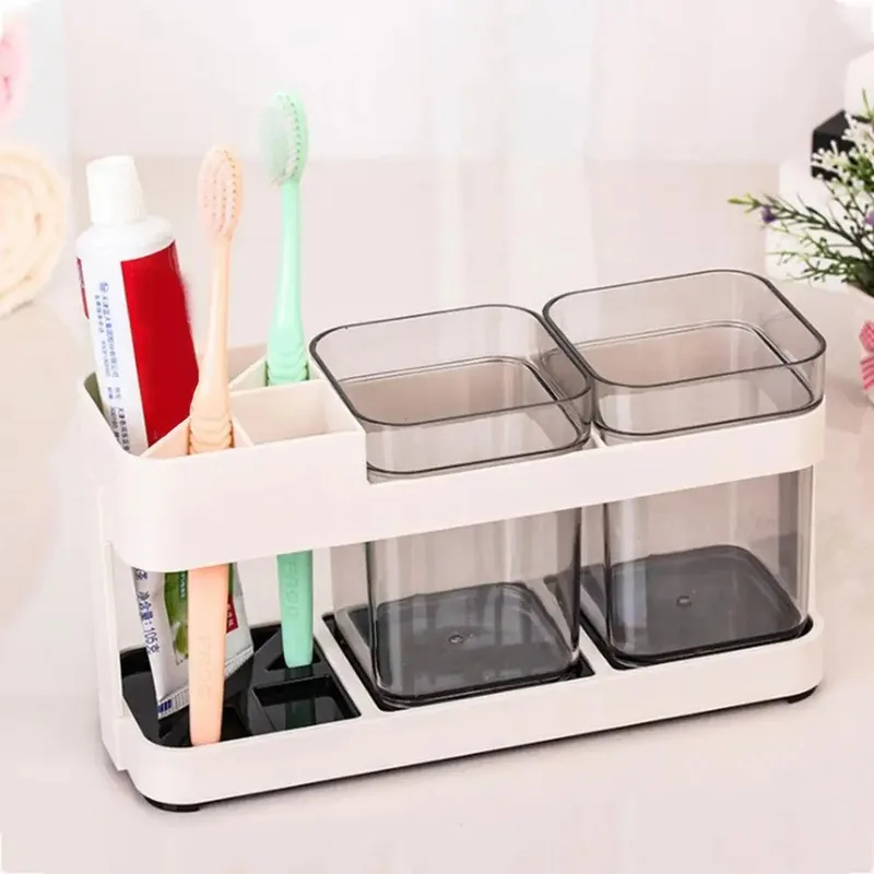 Creative Toothbrush and Toothpaste Holder