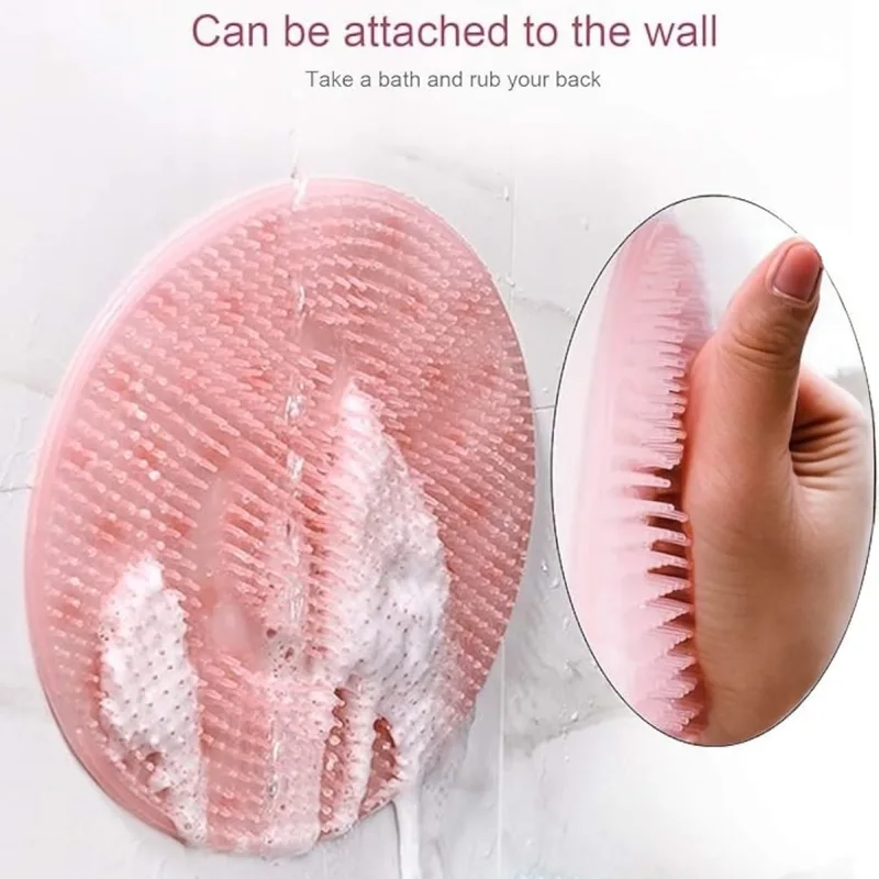 Wall-Mounted Shower Massage Brush