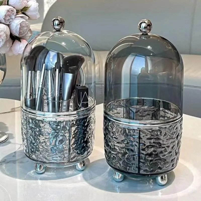 Rotating Brush Holder with Dome Cover