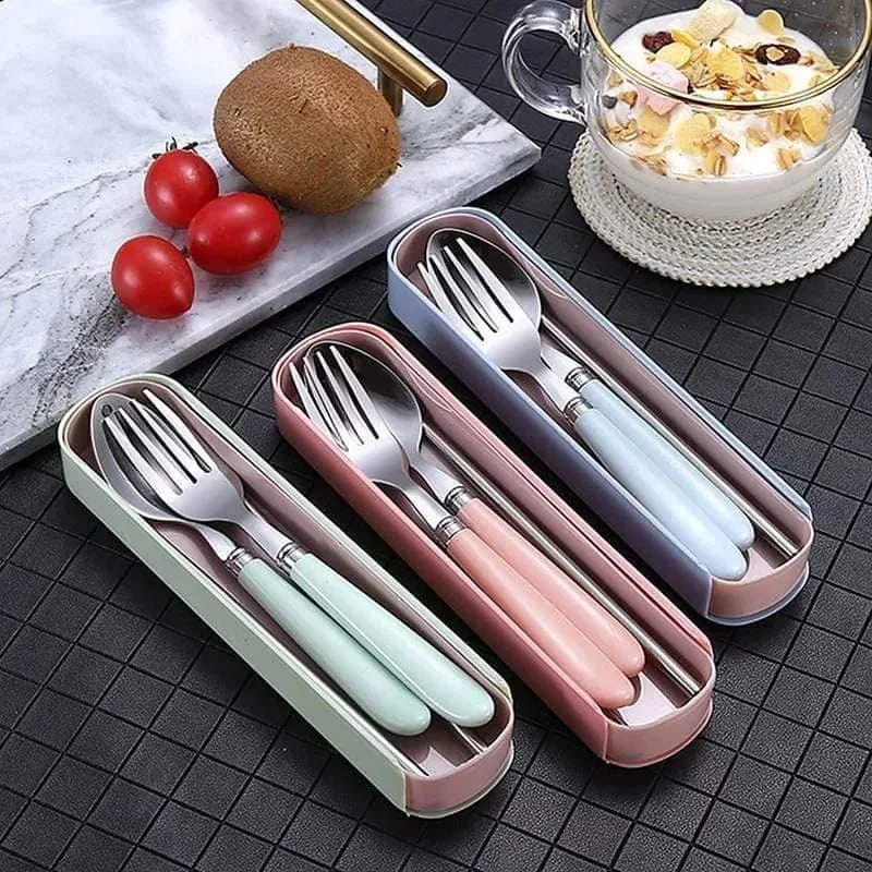 Cute Chopsticks Spoon Set